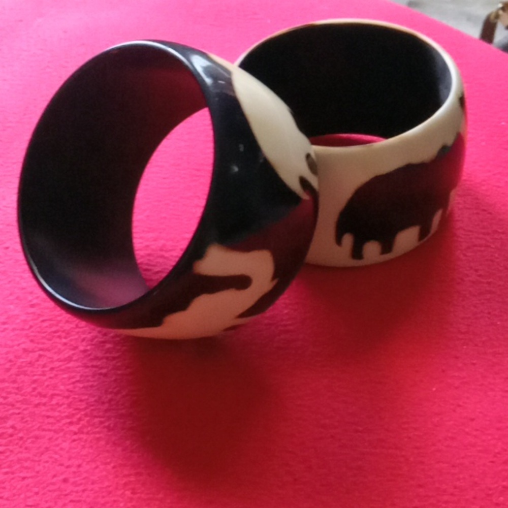 African inspired tribal bracelets